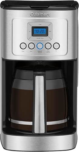 Cuisinart 14-Cup Coffee Maker, Programmable PerfecTemp Glass Carafe Coffee Machine