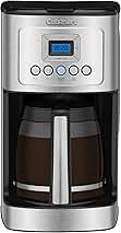 Cuisinart 14-Cup Coffee Maker, Programmable PerfecTemp Glass Carafe Coffee Machine with 1-4 Cup Setting, Brew Strength Control and Brew Pause, Stainless Steel, DCC-3200NAS