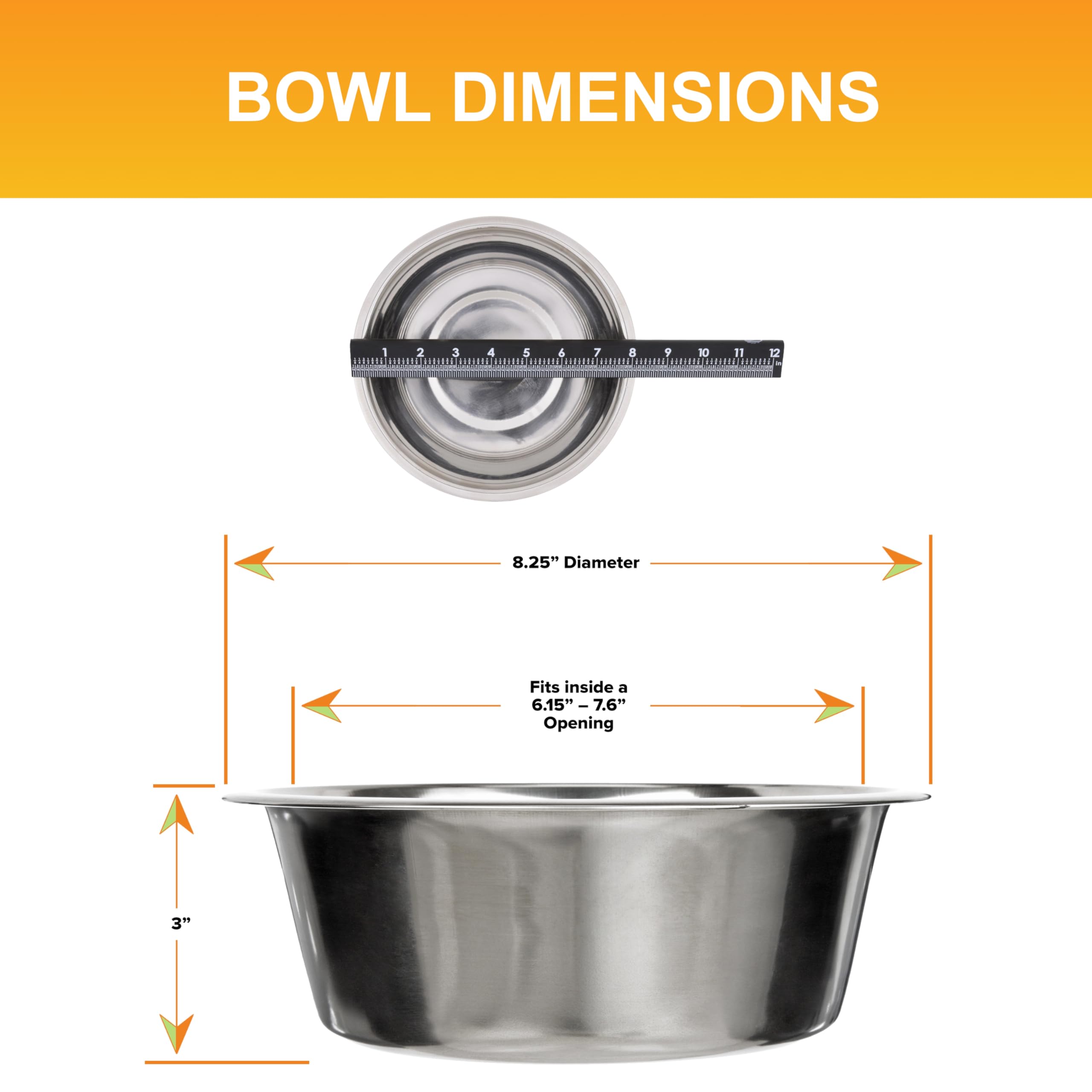 Outdoor Camping Style Pet Bowl - Enamel Ware Blue Black Granite Colors Dog Cat No Tip Skid Bowls 500 Ml Black