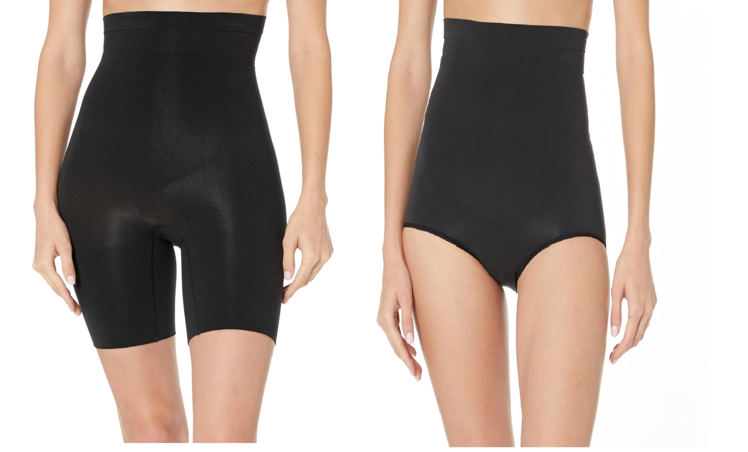 Spanx Waist Shapewear Very Black 2X gaine invisible dos