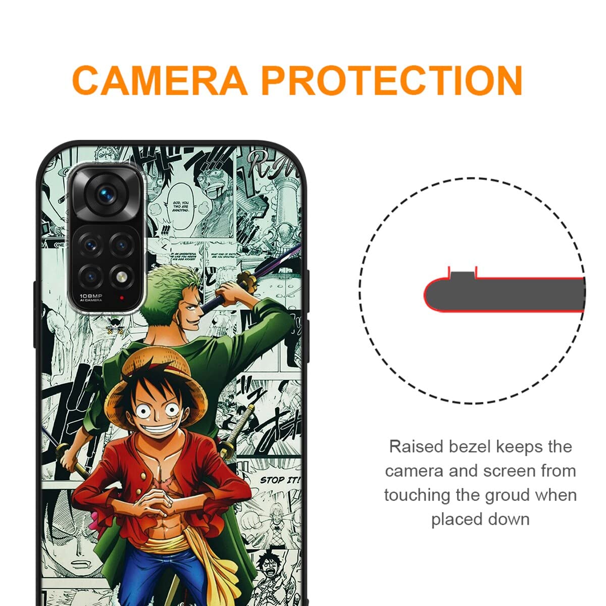 2 Custodie Per Xiaomi Redmi Note 11 Pro 4G/5G – Cover In TPU Trasparente Con Simpatico Design Anime Lion, Morbida E Antiurto - 2
