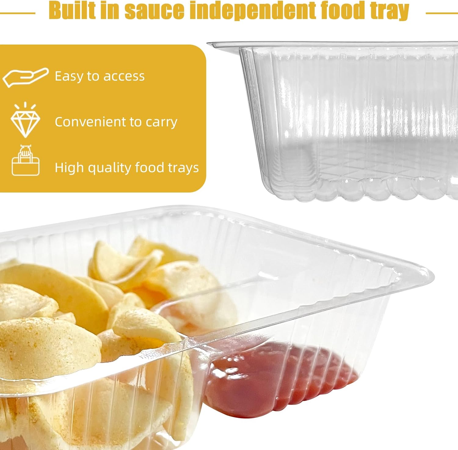 300 Pcs Nacho Trays Disposable(Plastic),12oz Nacho Bowls for Nachos & Cheese Dip,Nacho Boats Plates for Kids,Parties, Movie Night Supplies