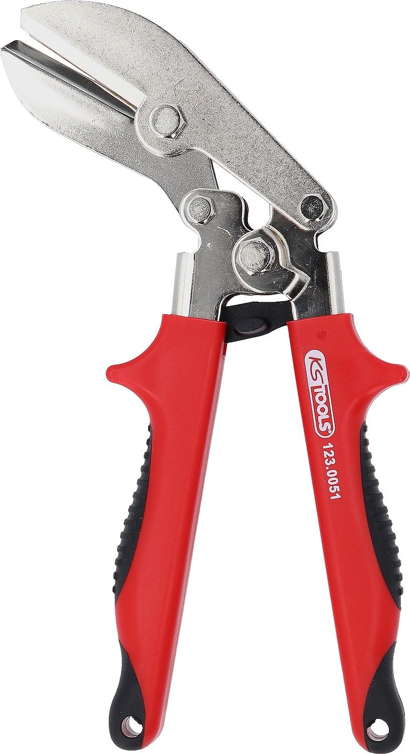 KS Tools 123.0051 Alicates para canalones, en ángulo, 225 mm