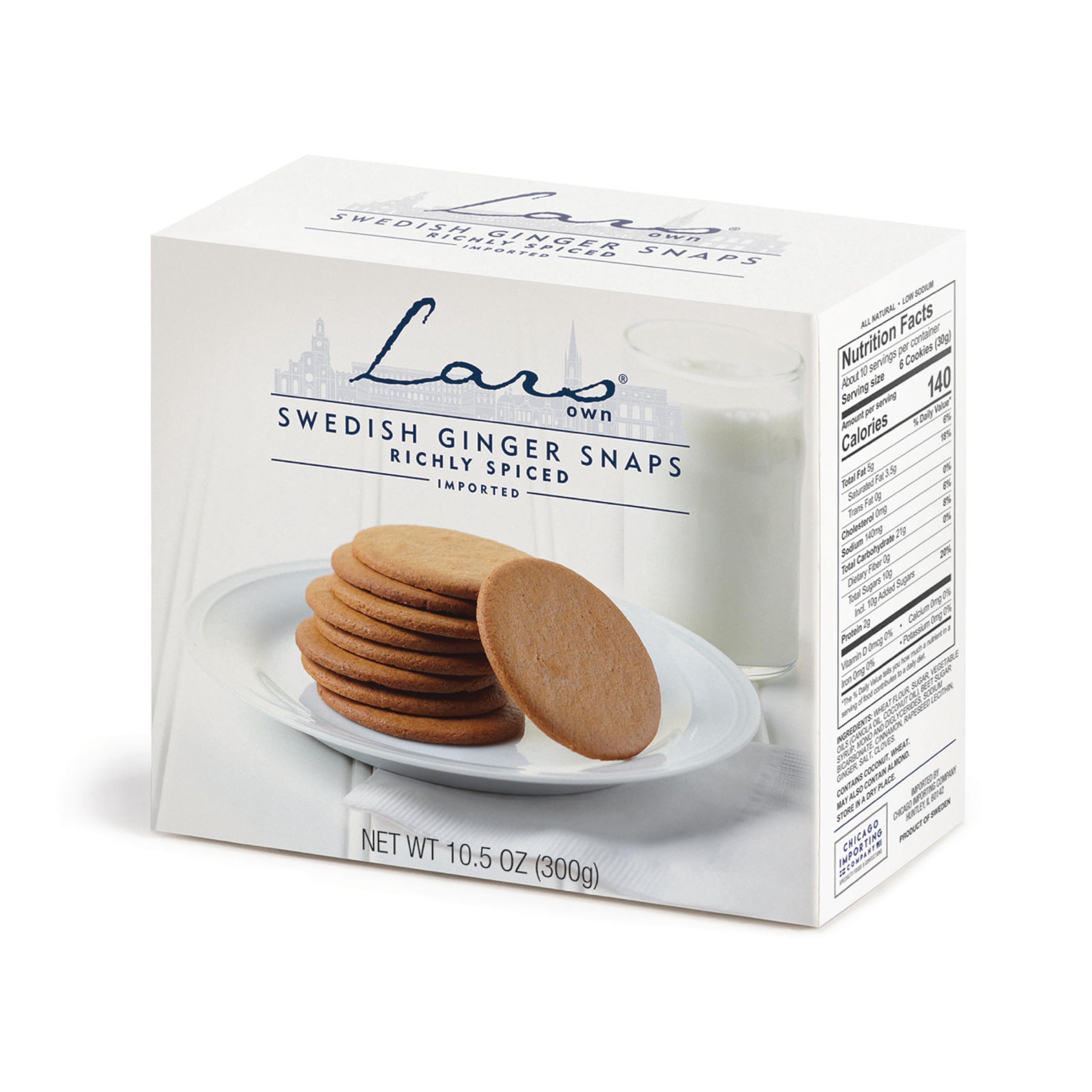 Amazon.com: Lars Own Swedish Ginger Snaps, Crispy Ginger Snap