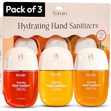 FOMIN Hydrating Hand Sanitizer Mist - Travel Spray No-Rinse Non-Irritating
