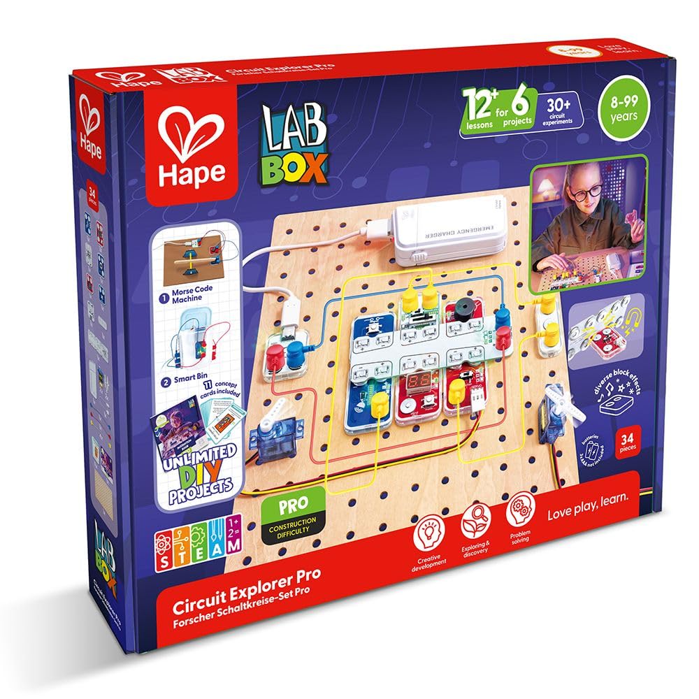 Hape LabBox Circuit Explorer Pro Juguete electrónico para niños