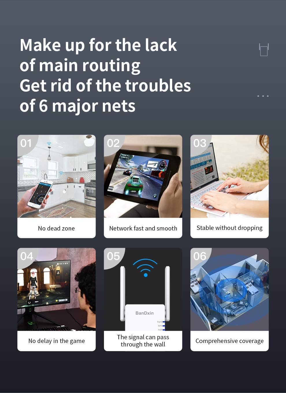 Flаѕh Dеаlѕ - 70% оƒƒ [Upgraded 2021] N300 WiFi Extender 300 Mbps with WPS Internet Signal Booster - Wireless Repeater up to 300 Mbps - Range Network Compatible with Alexa - Extends WiFi Coverage to Smart Home Devices