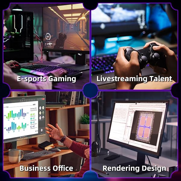 ZER-LON Gaming PC Desktop Computer, Intel Core I5 up to 3.6GHz, RX 550 4G GDDR5, 16G DDR3 RAM, 512GB NVME SSD, WiFi 5.0, Prebuilt Gaming PC Tower Computer with 5 RGB Fan - 3
