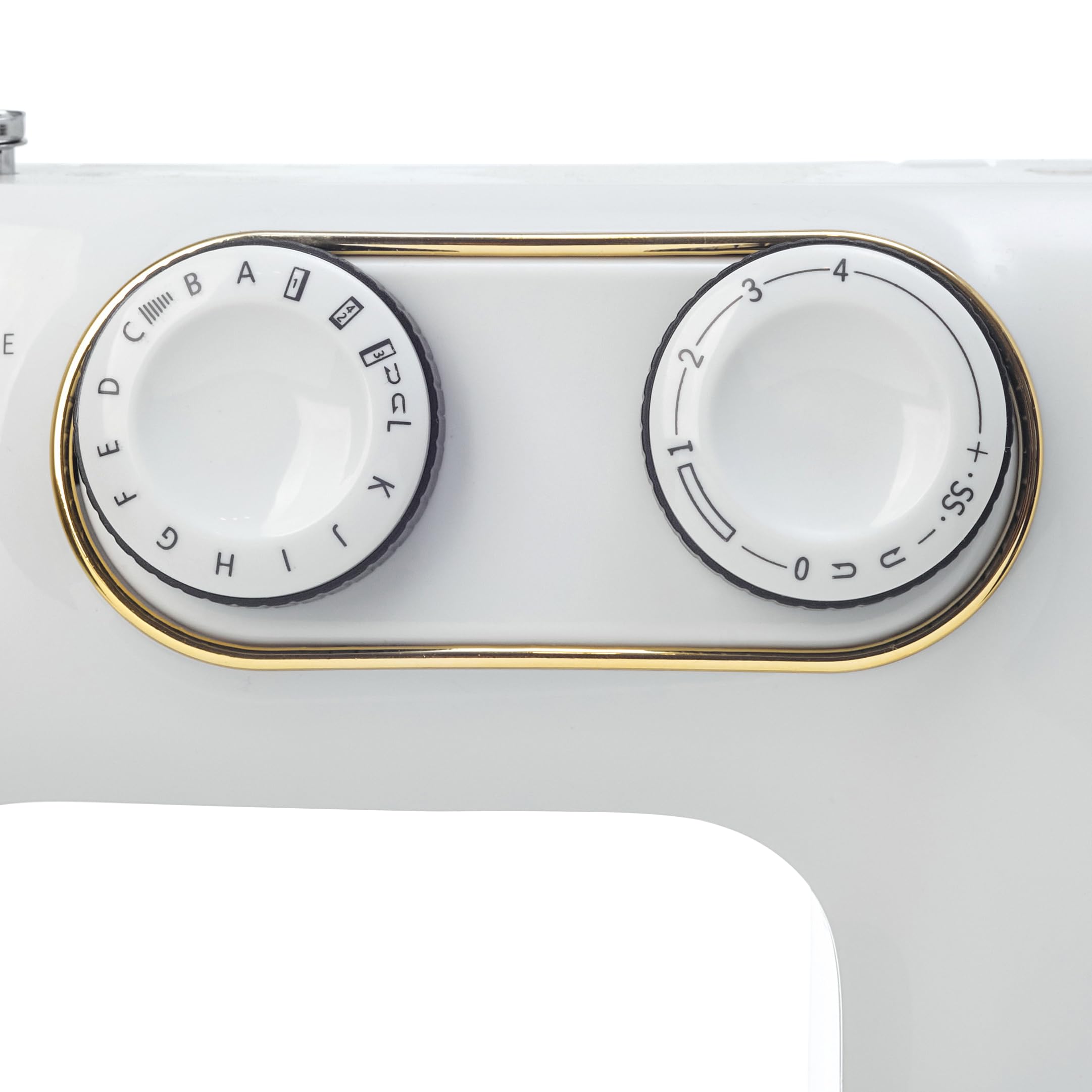 ROLD Q36 Nähmaschine mit 25 Stichen Nähen, Knopfloch, 100-Watt-Servomotor, Nadeleinfädler, Freiarm