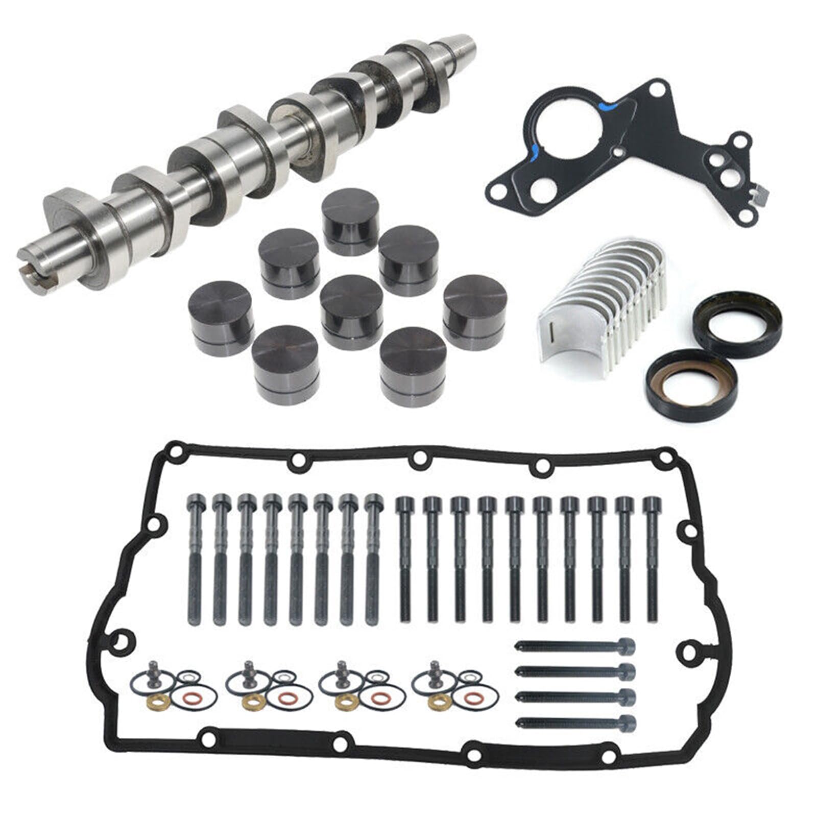 Kit d'arbre à cames compatible avec G0lf 4 5 Pa-ss at 3B 3C Sha-ran A3 A4 A6 BLS AXC AUY BXF 1.9 038109101R