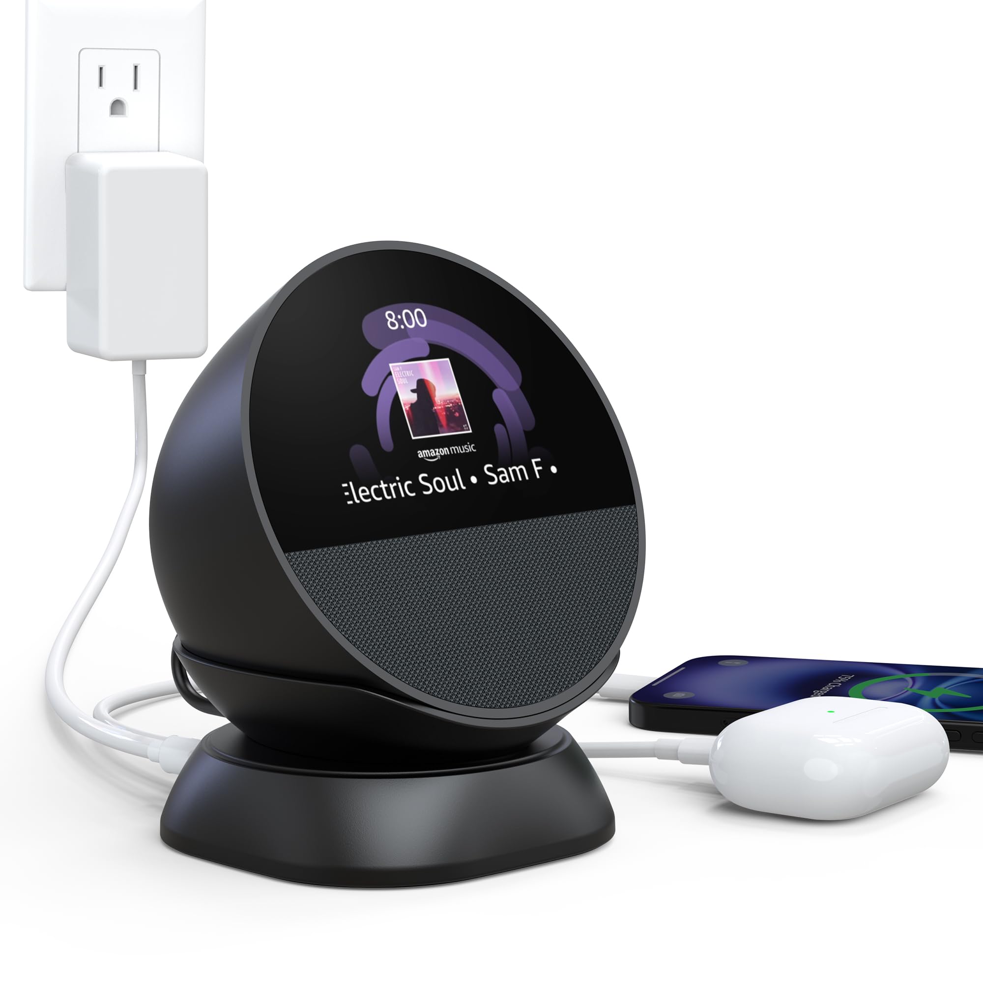 HomeMount Ultimate 2024 Spot Stand Charging Hub for Spot, Smartphones and More with USB-C/A Ports, Sleek, Stable and Space-Saving Design