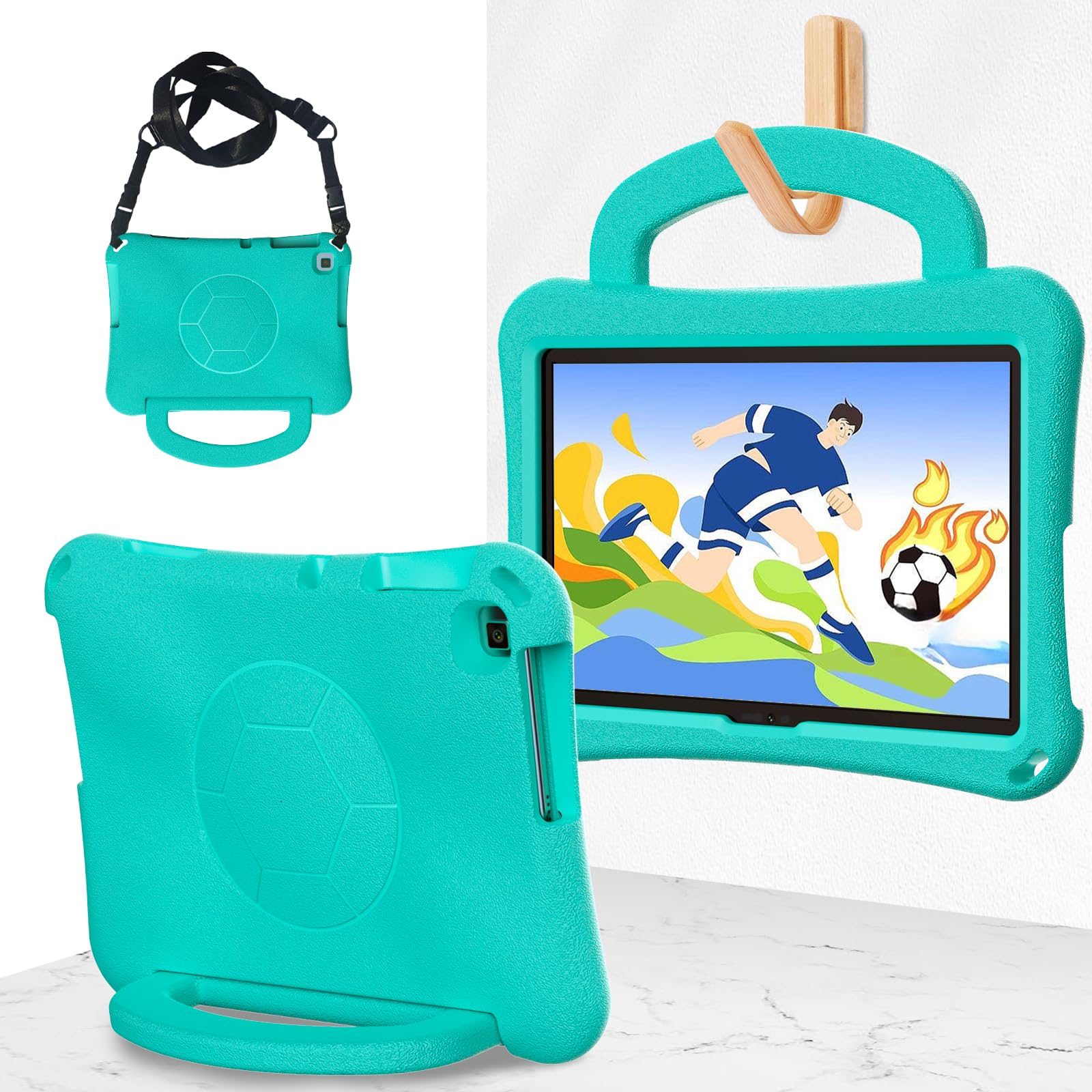 Protection Huawei MatePad T10S antichoc en EVA léger avec support intégré