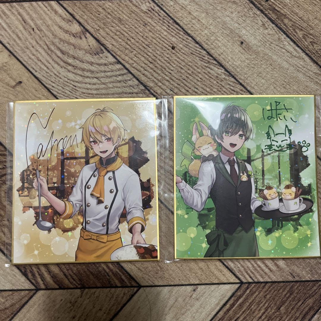 Amazon.co.jp: 高田村 中野あるま はたさこ サイン色紙 : 文房具