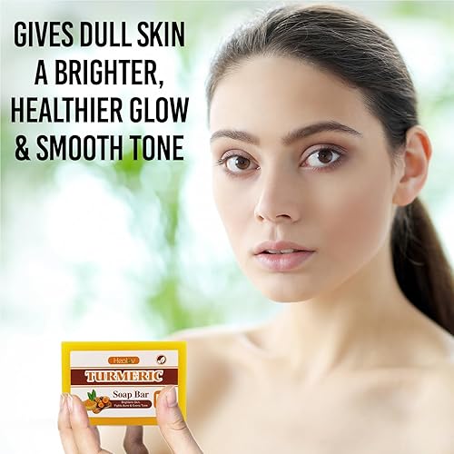 Miniatura 6 de Jabón de cúrcuma para hiperpigmentación – Jabón iluminador de piel de cúrcuma para manchas oscuras, áreas íntimas, axilas – El lavado facial de