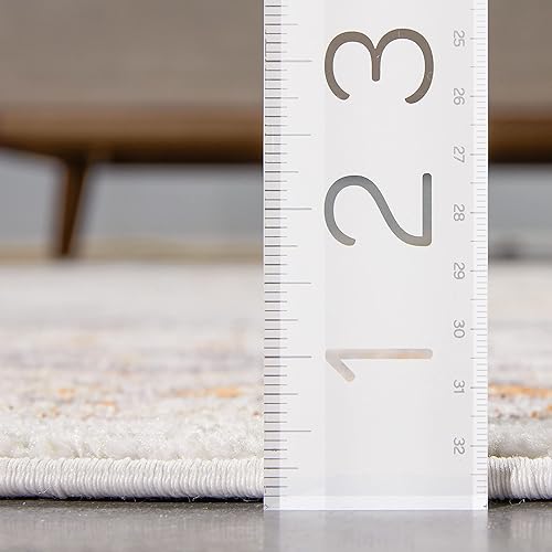 Miniatura 7 de Well Woven Rodeo Virden - Alfombra de área envejecida de 5 pies 3 pulgadas x 7 pies 3 pulgadas, color gris bohemio y ecléctico tribal azteca