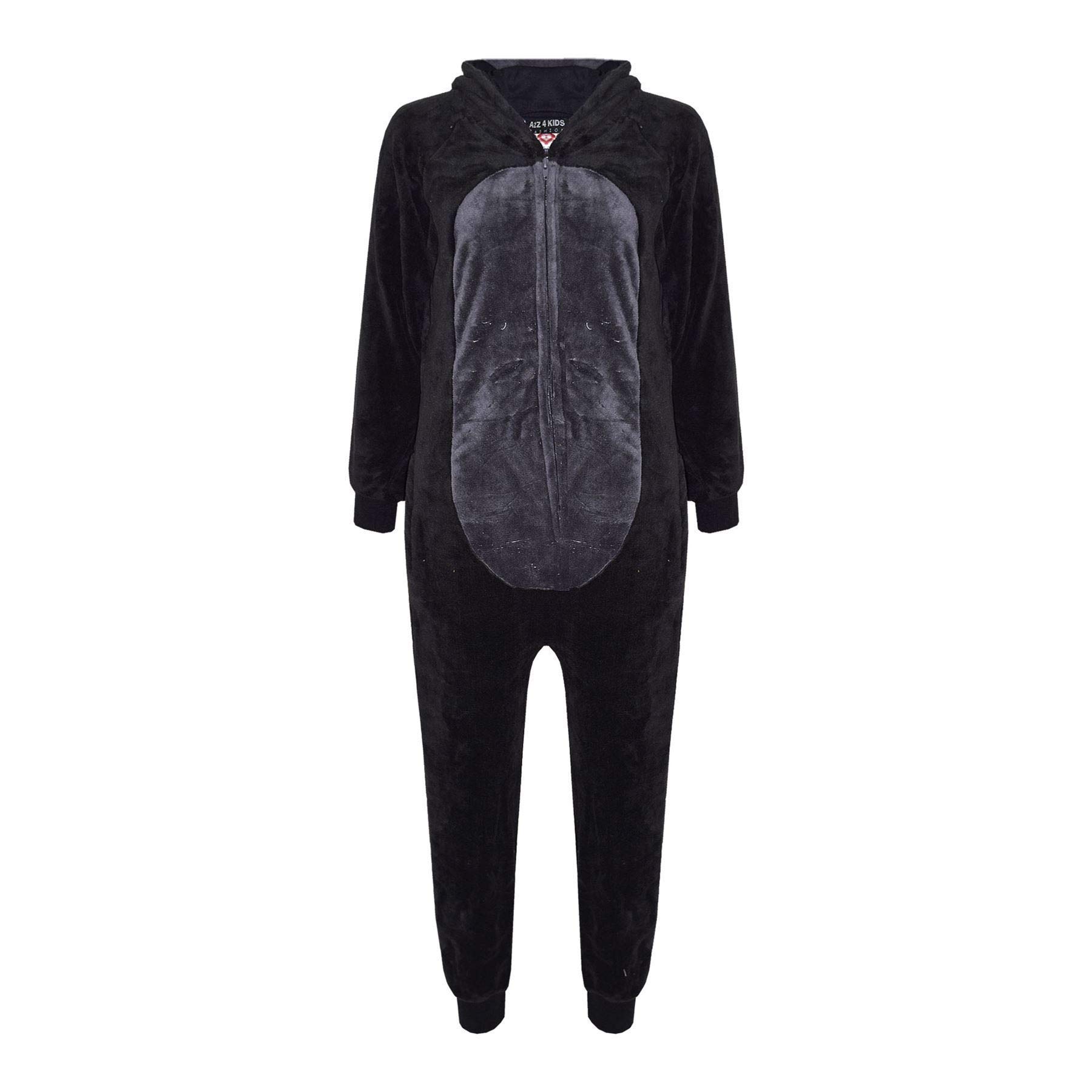 A2Z 4 Kids Animal Onesie pour Enfants Filles Garçons Super Doux Costume pour Enfants Onesie Pyjamas Sleepsuit Comfy Enfants Robe en Haut Costume pour Enfants Cadeaux pour Filles Garçons Âge 2-13 Ans