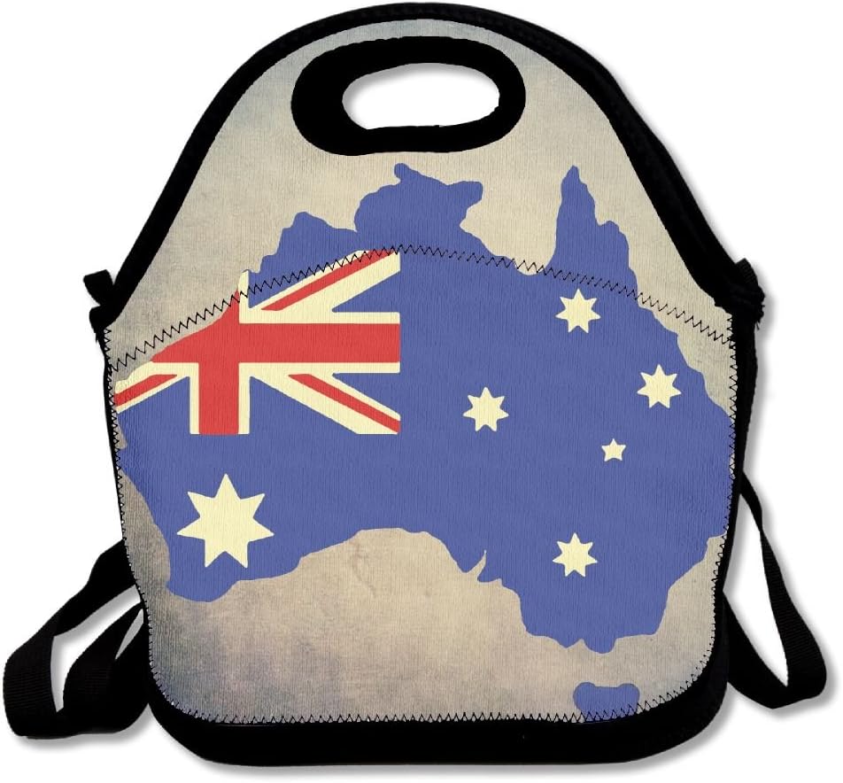 Outdoor Australia Flag Lunch Tote Bag - Lunch Bags For Adults Kids And Teen