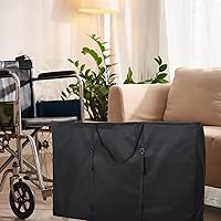 Vista 5 de 3 piezas grandes plegables para sillas de almacenamiento, fundas de gravedad cero, bolsa de servicio pesado, funda de transporte para mesa