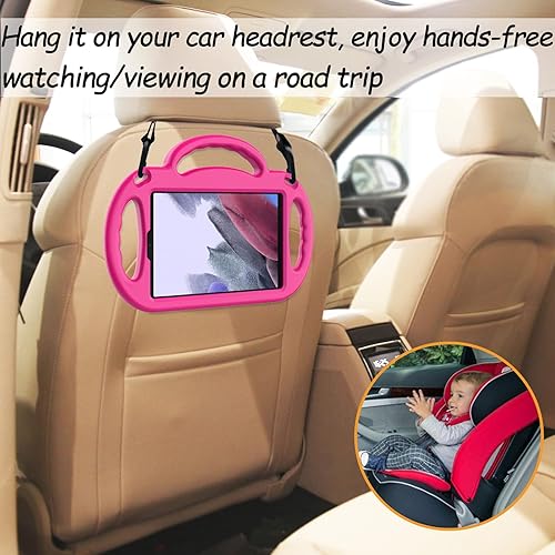 Miniatura 6 de LTROP Funda para niños para Samsung Galaxy Tab A7 Lite de 8.7 pulgadas 2021 (SM-T220T225T227), Galaxy Tab A7 Lite funda para niños, con correa para