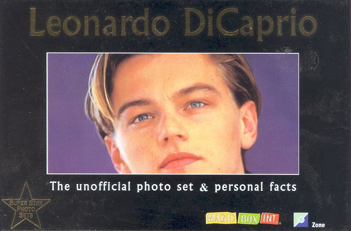 LEONARDO DI CAPRIO MAGIC BOX INT. COMPLETE FACTORY PHOTO CARD SET OF 18