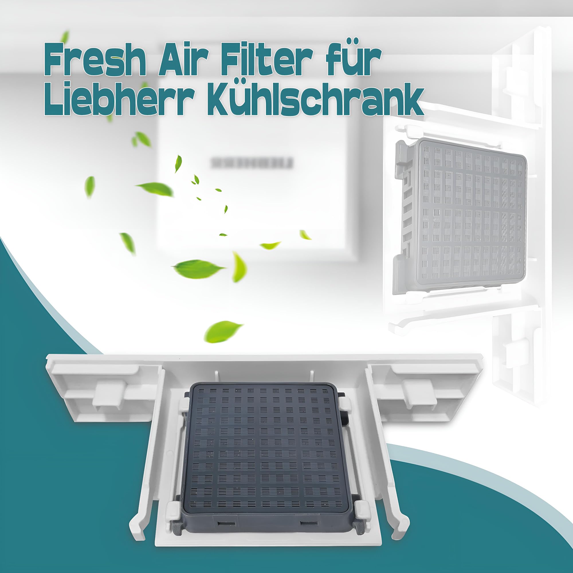 Lot de 4 filtres à charbon actif pour réfrigérateurs Liebherr 9096989 9882460 9882429 988246000 Fresh Air pour réfrigérateurs Liebherr 7440021-00