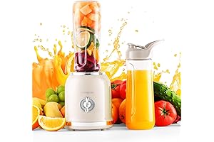 Moonquake Mini Smoothie Blender, Crush Ice, Fruits, and Veggies