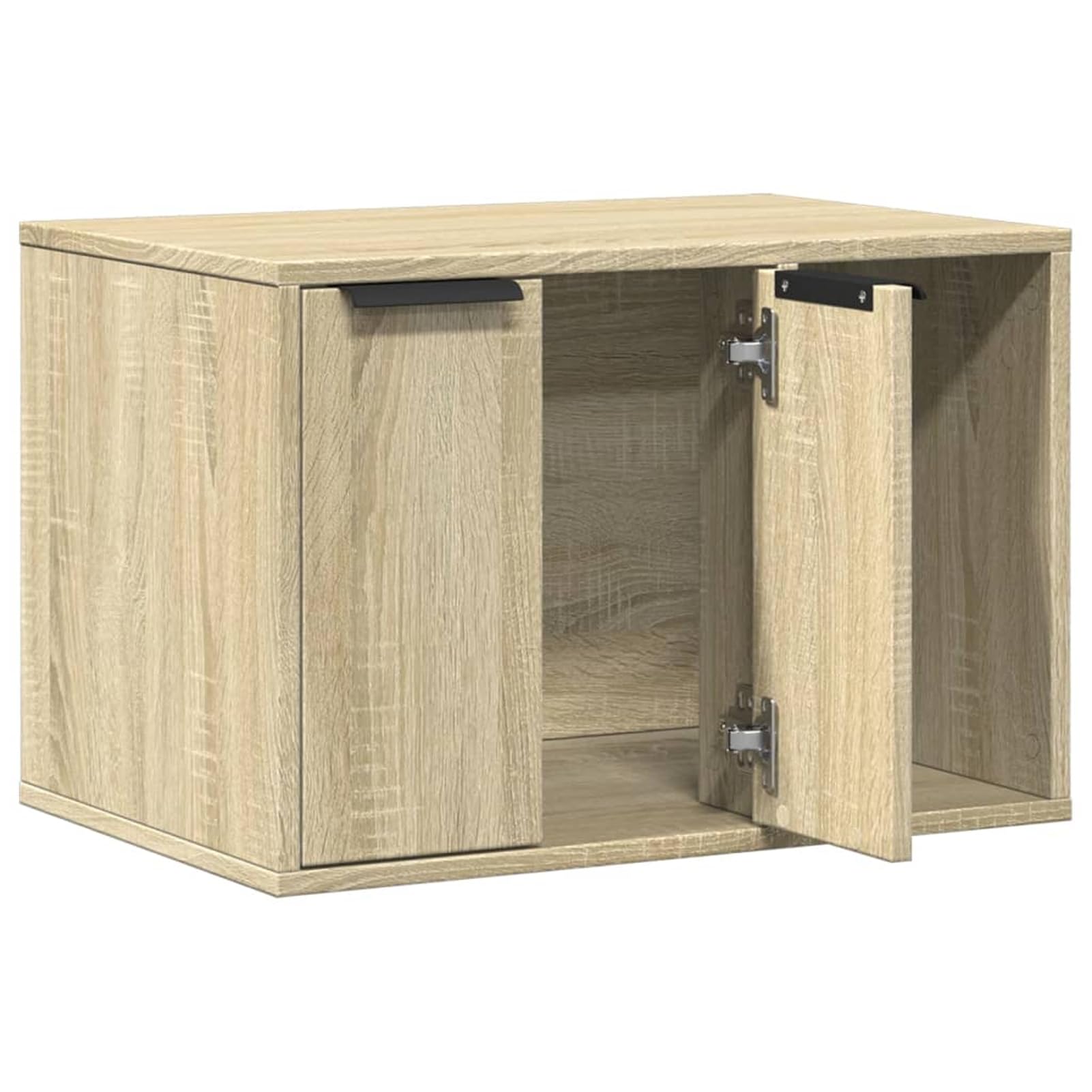 Rantry Recinto Lettiera Gatti Rovere Sonoma 60x40x40 cm in Truciolato, Mobili da Interni per Soggiorno Ufficio Camera da Letto