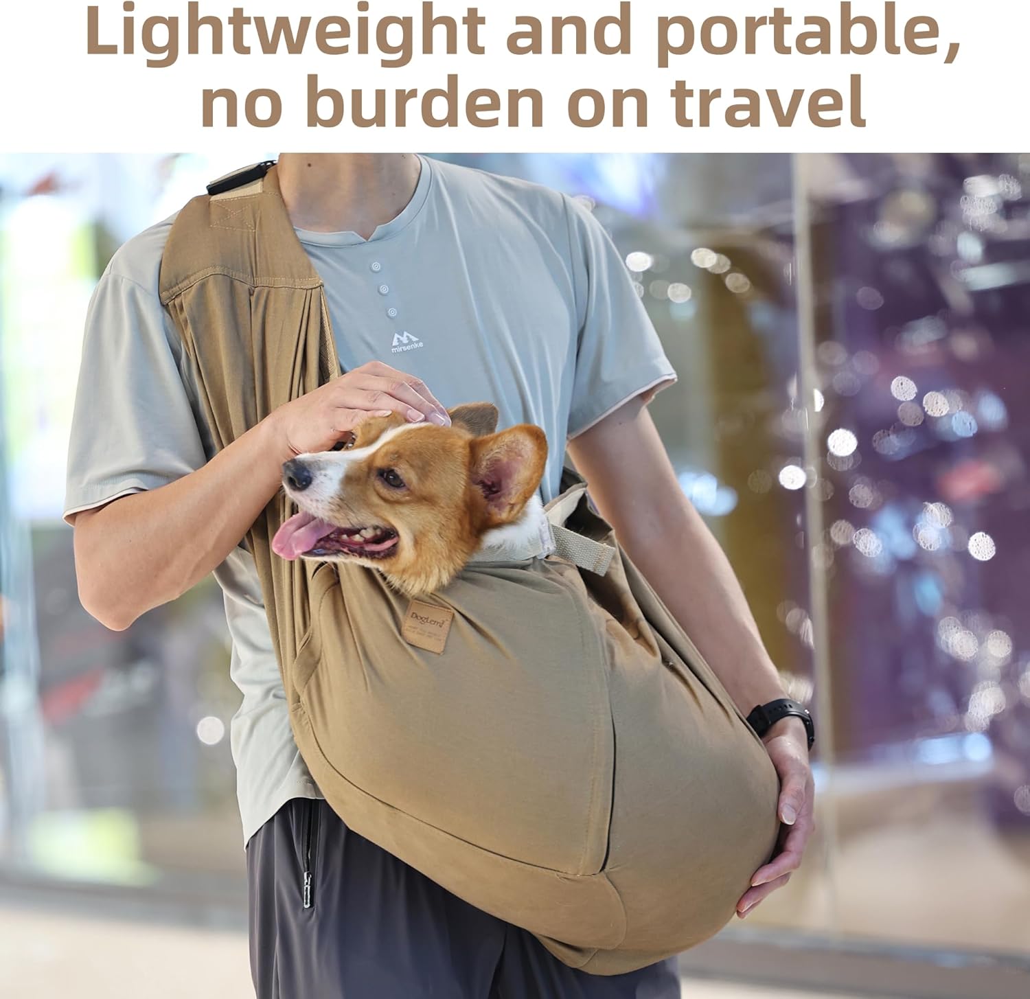Adventure Ready: ETIAL Medium Dog Sling Carrier Review for Outdoor Fun!