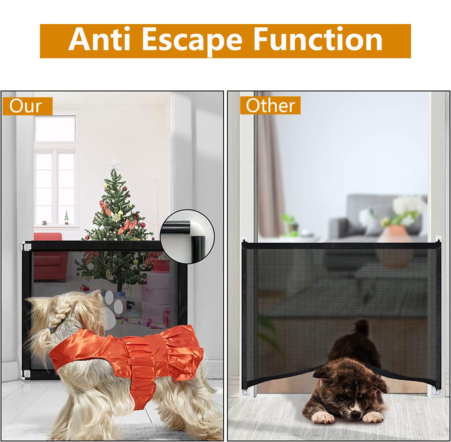 Barriere De Securite Bebe Wooden Pet Stopper, Dog Barrier Gate For