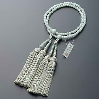 本翡翠　念珠　数珠　般若心経彫り　全宗派使用可能　保証＆手引き付 本翡翠 念珠 数珠 般若心経彫り 全宗派使用可能 保証＆手引き付