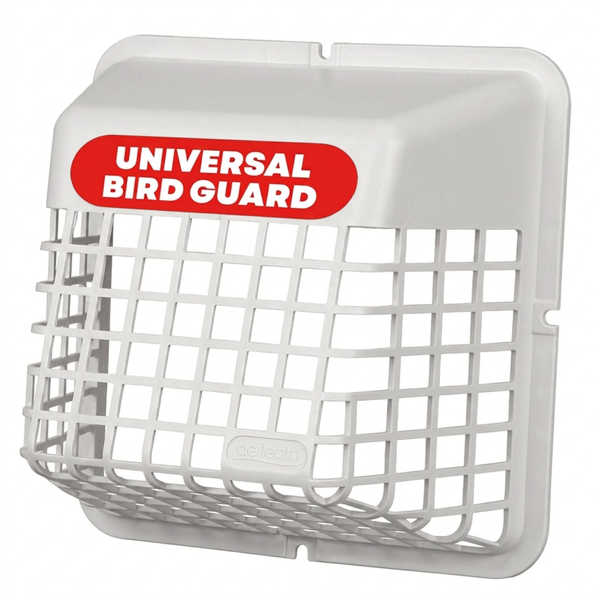 Deflecto Bird Guard Outdoor Vent Cover, Fits 3-4 Inch Vent Hoods, White