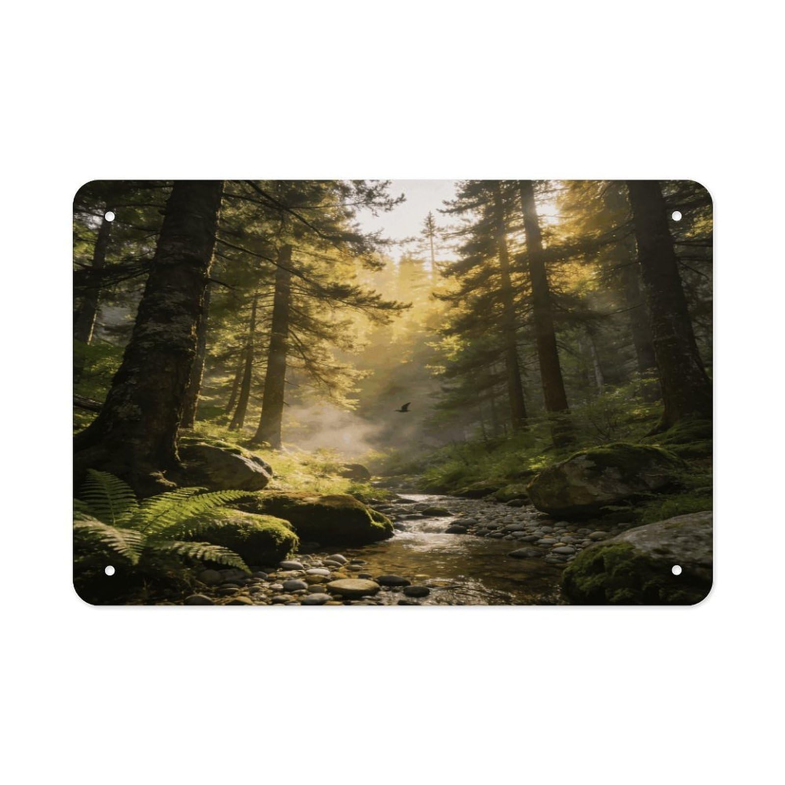 Fodpand Style Morning Lin's Melody Wall Art Metal Tin Signs Bar Metal Tin Sign Wall Decor For Home Living Room Bedroom Toilet Hotel Halloween Decor Gifts 7.9X 11.8 Inch
