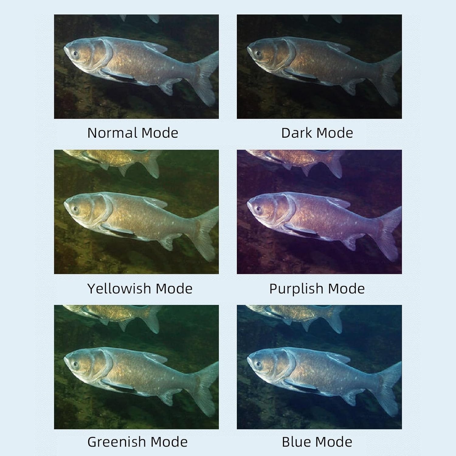 Fishing Camera Display Screen, 5.0 Inch 1500cd Large Screen Monitor for Underwater Fish Finder, 10 Hours Battery Life, 3.5MM Interface Video Display for Most Fishing Cameras