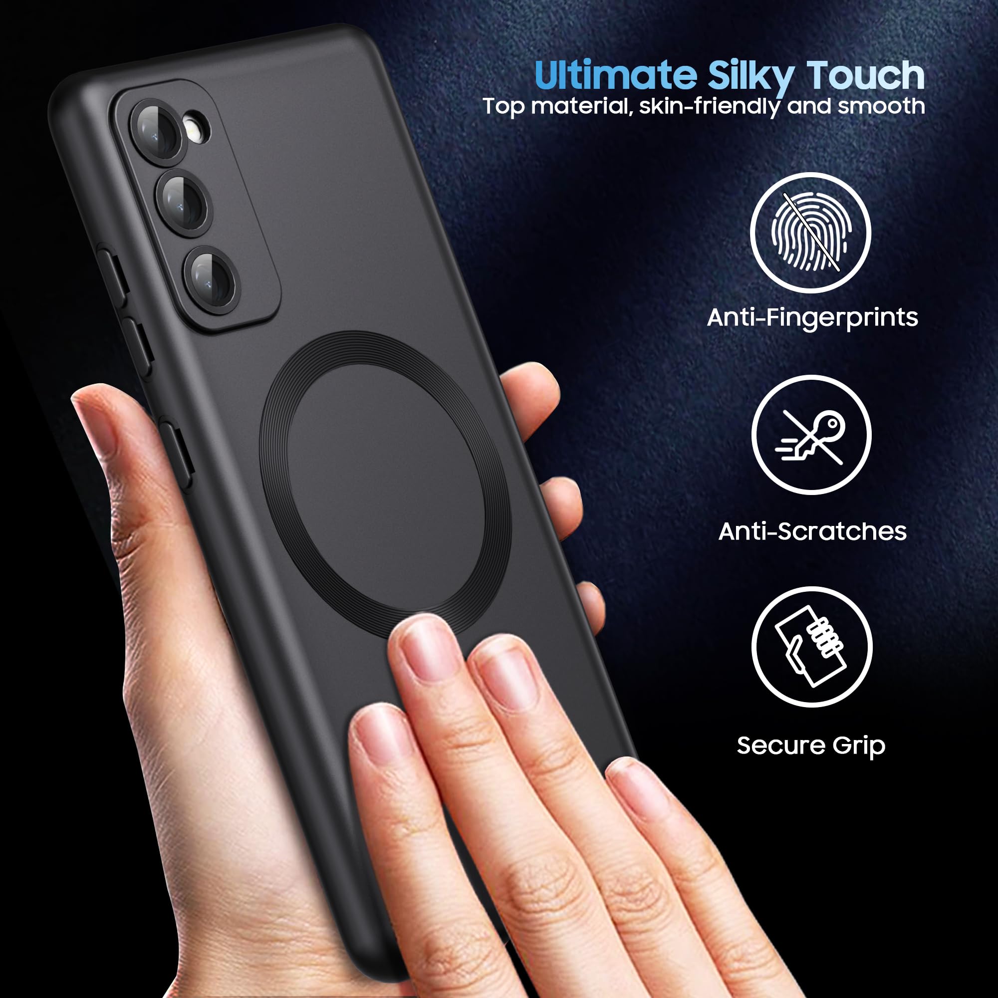 新品で購入　Samsung Galaxy S20 FE 5G　専用磁石ケース付 Amazon.com: LEKEVO Magnetic for Samsung Galaxy S20 FE 5G Case