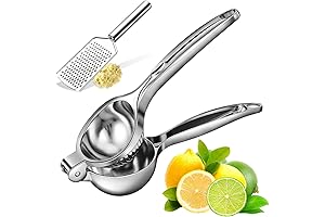 Premium Lemon and Lime Squeezer with Citrus Zester for Effortless Juice Extraction