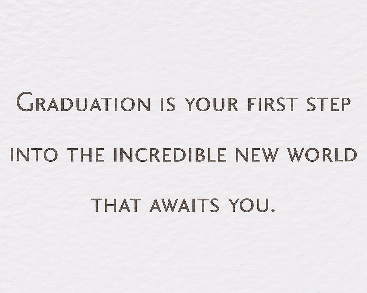 American Greetings Graduation Cards, Incredible New World (6 Count)
