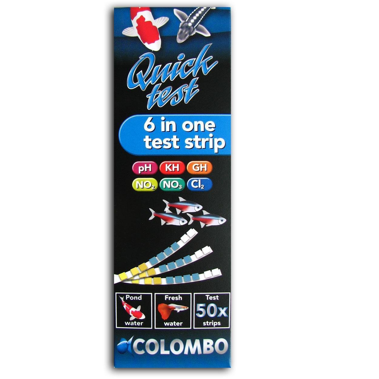 Colombo PondQuicktest 6 way 50pcs 50pcs