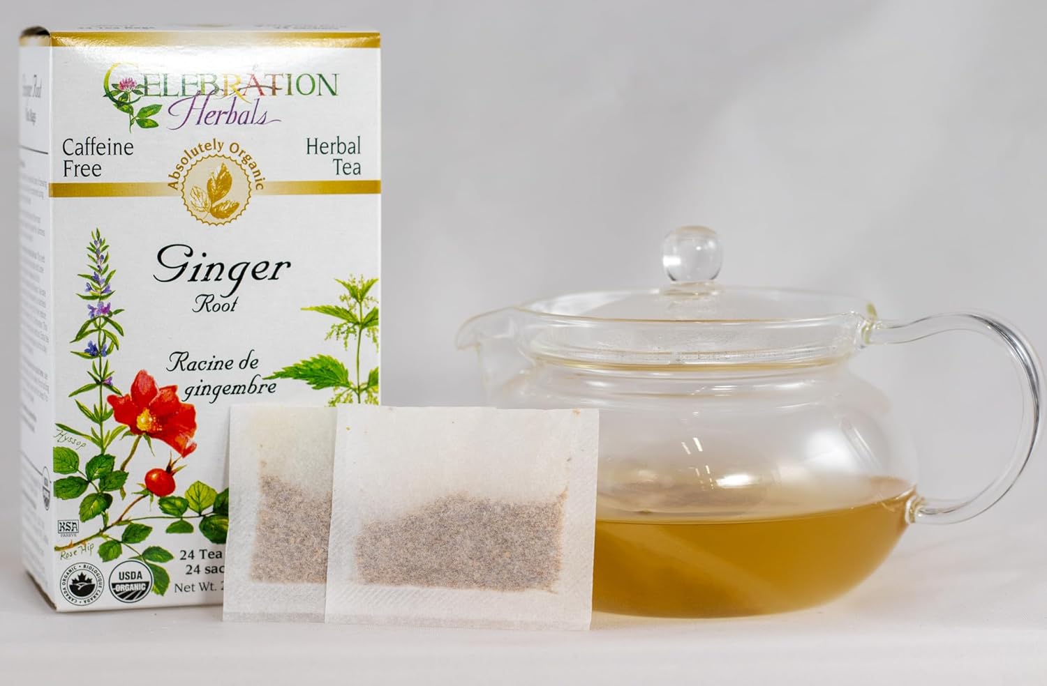 Celebration HERBALS Ginger Root Tea Organic 24 Bag, 0.02 Pound - Image 3