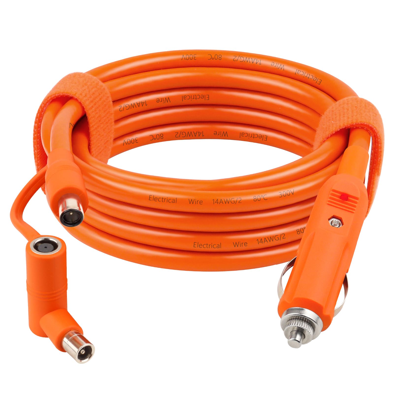 MOOKEERF 15FT 14AWG Car Charging Cable for Jackery Portable Power Station Explorer 3000 2000 1500 1000 880 550 500 300 290 240 160,DC 8mm Car