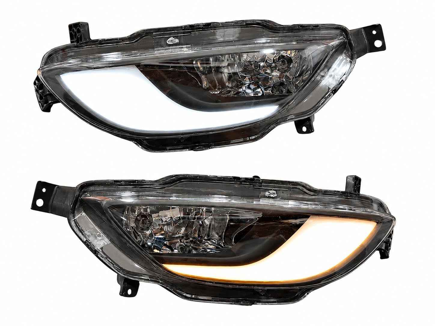 K D LED DRL Fog Lamp Cover for Tata Altroz 2019-2026 White DRL & Amber Indicator | Waterproof Car Exterior Accessory-image-20