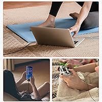 Vista 7 de Cargador rápido de 45 W, cargador USB C con cable de carga de 6 pies, cargador de viaje portátil para Nintendo SwitchLiteOLEDDock, Tablet PC