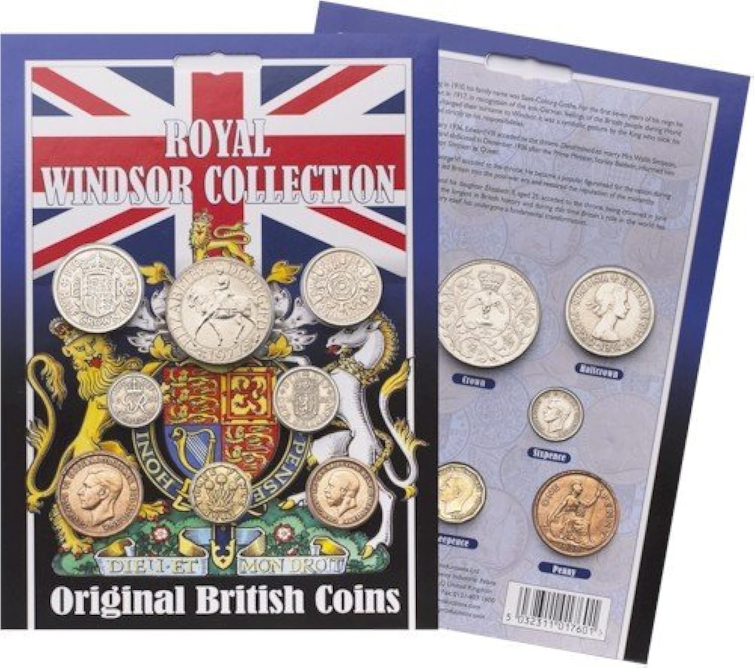 Royal Windsor Collection - Original British Coins - Set of 8