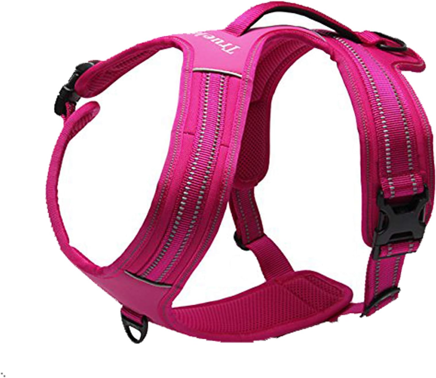 TRUE LOVEReflective Dog Harness with Handle Soft Padded No-Pull Pet Vest, Durable Oxford Outer Layer for Large Breeds TLH5551