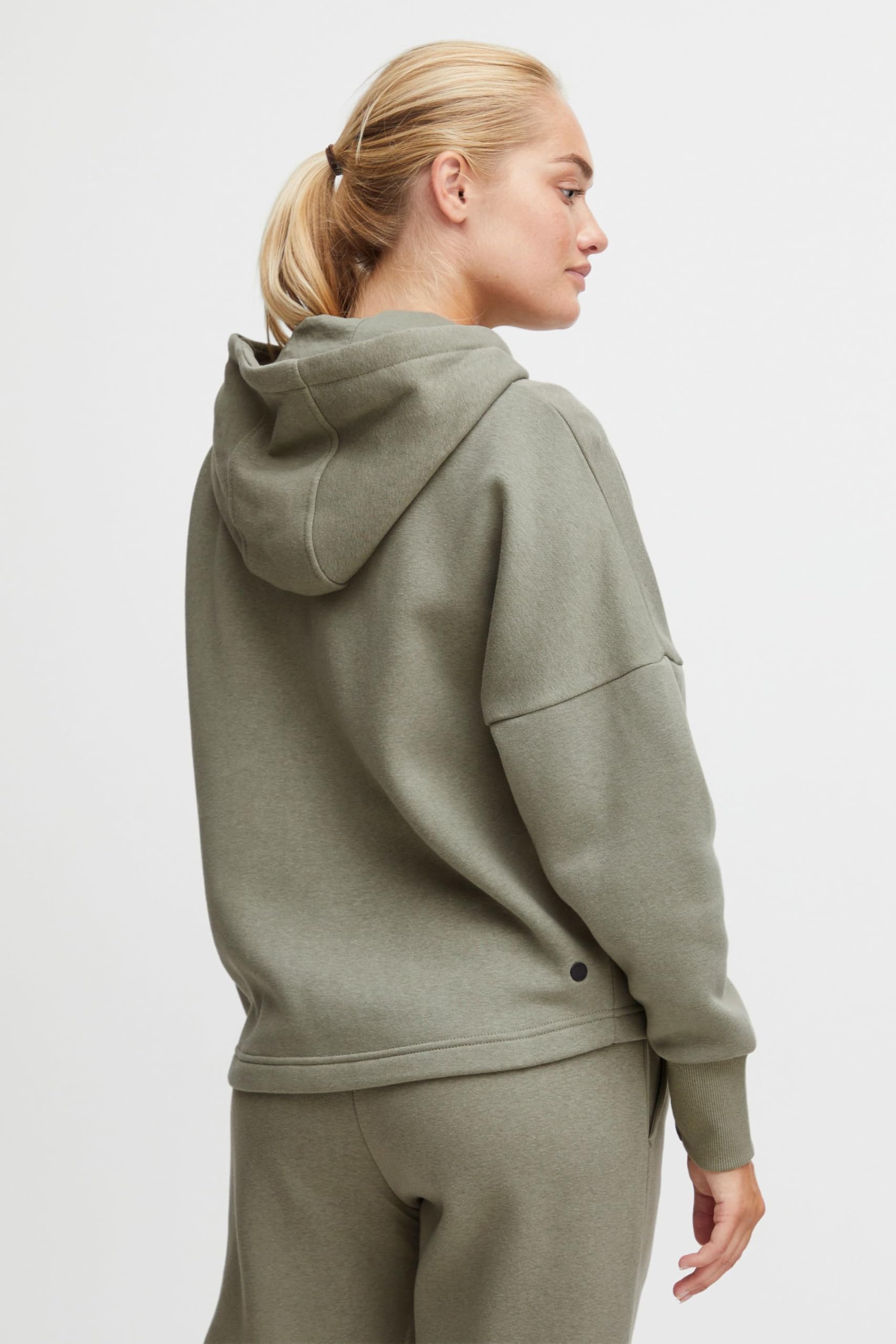 OXMO OXSanice Damen Sweatjacke Kapuzenjacke Hoodie mit Kapuze