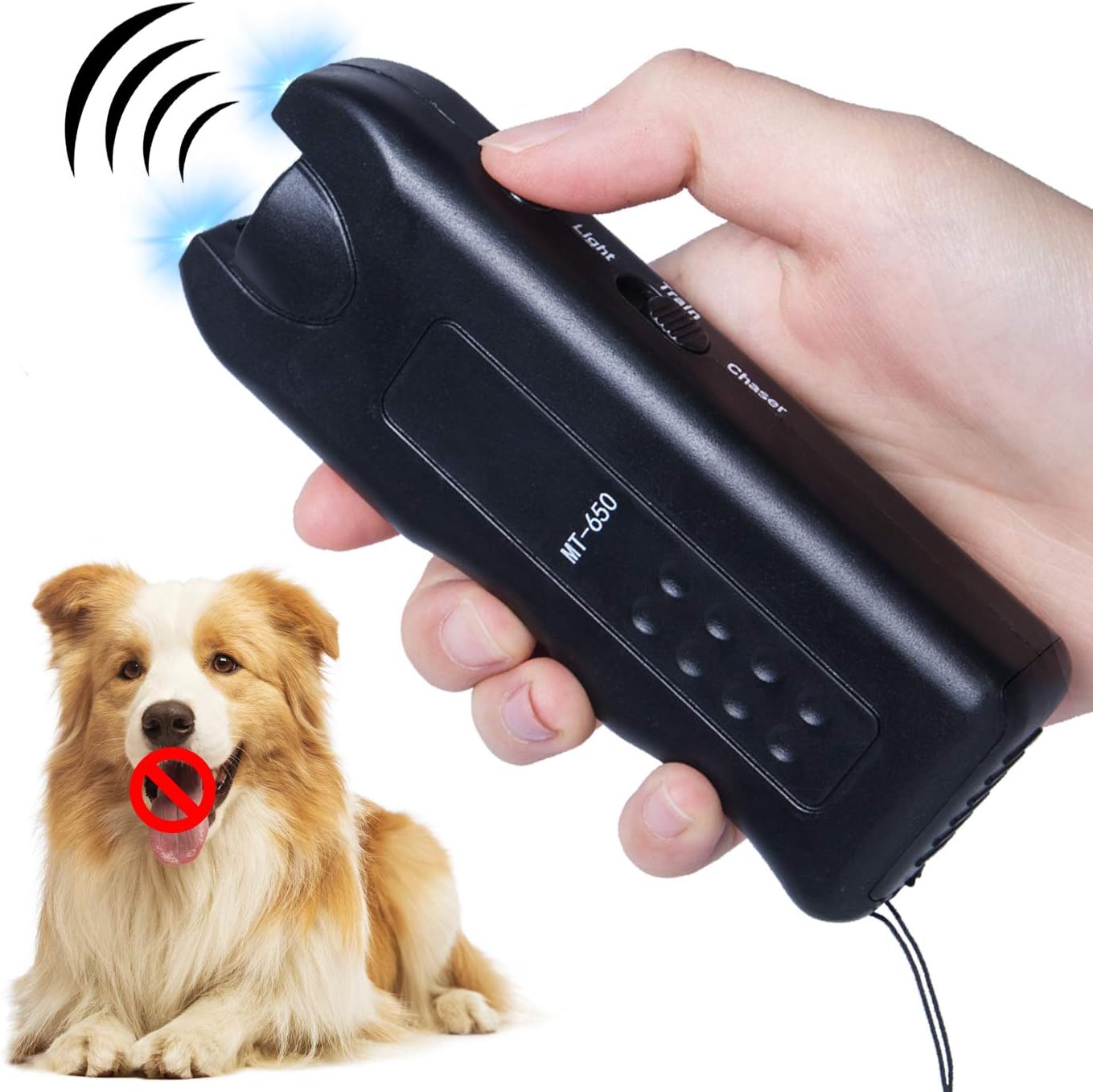 Petsvv BarxBuddy Handheld Dog Repellent & Trainer, Black
