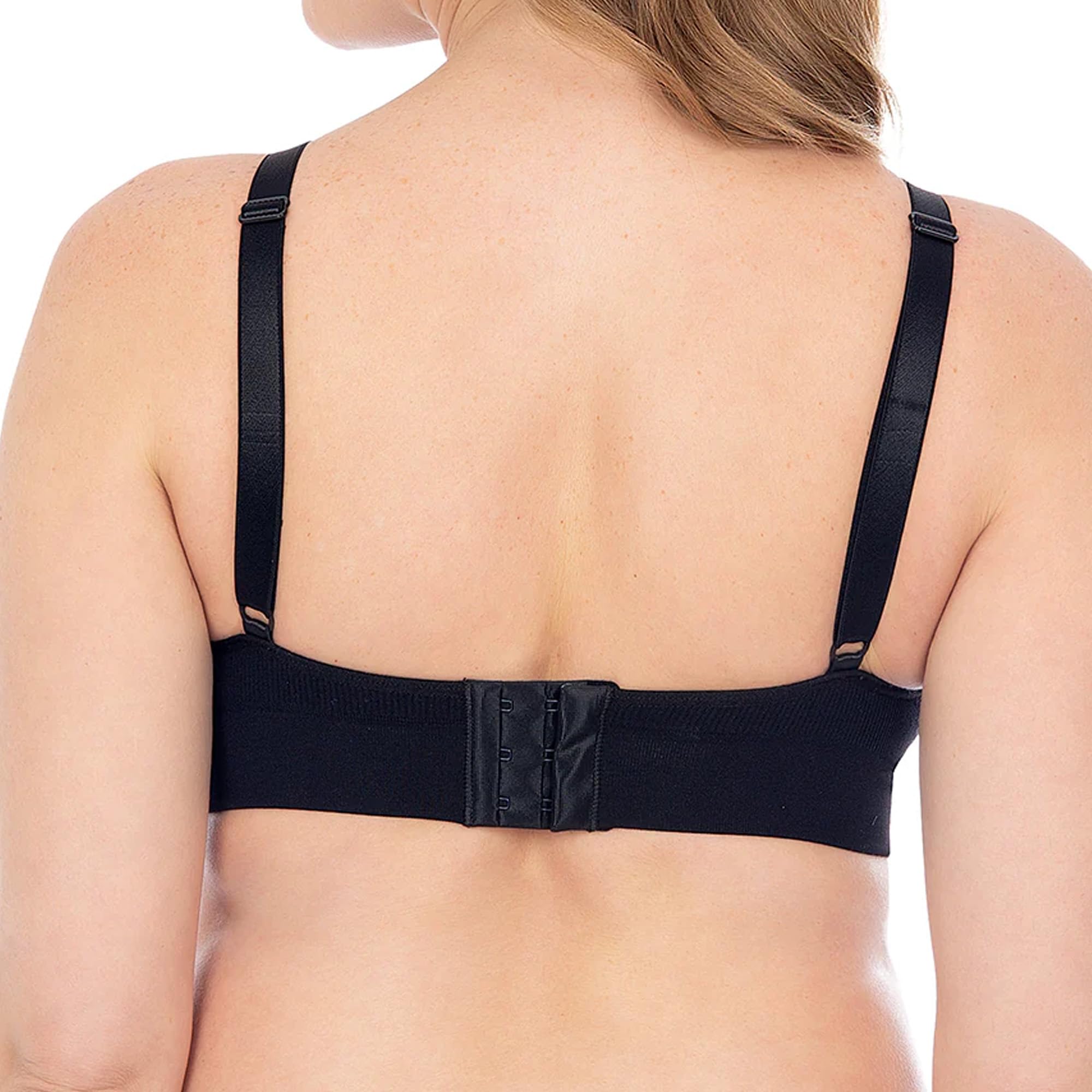 PLIE Nursing Bra for Women, Seamless Sides Bra, Easy Front Opening with Click Closure Bra, Supports Large and Heavy Breasts
