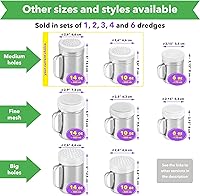 Vista 5 de [10oz + 10oz + 14oz] Paquete de dragado de acero inoxidable - por CUSINIUM