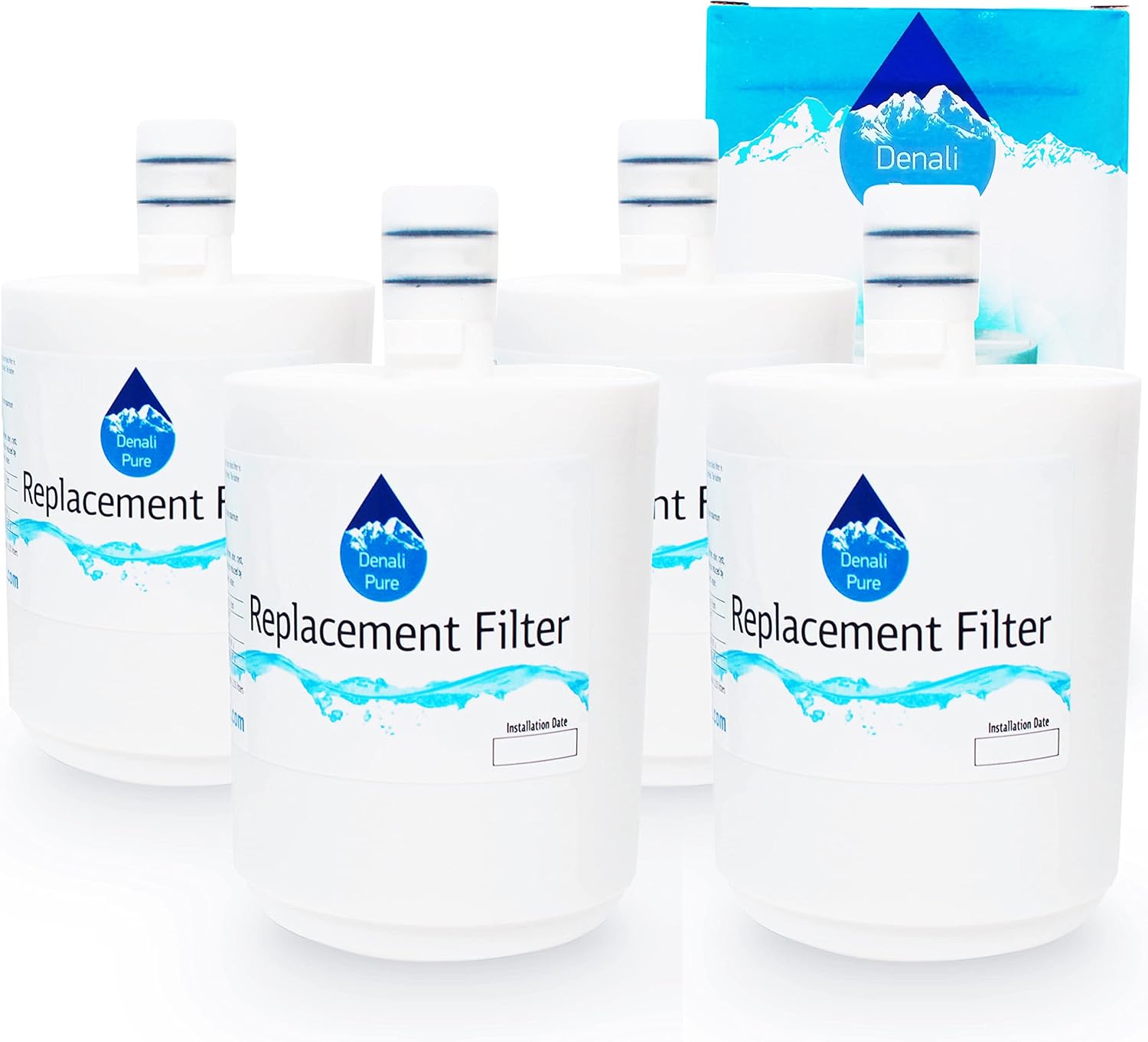 4-Pack Replacement for for LG LSC27925ST Refrigerator Water Filter - Compatible with LG 5231JA2002A, LT500P Fridge Water Filter Cartridge