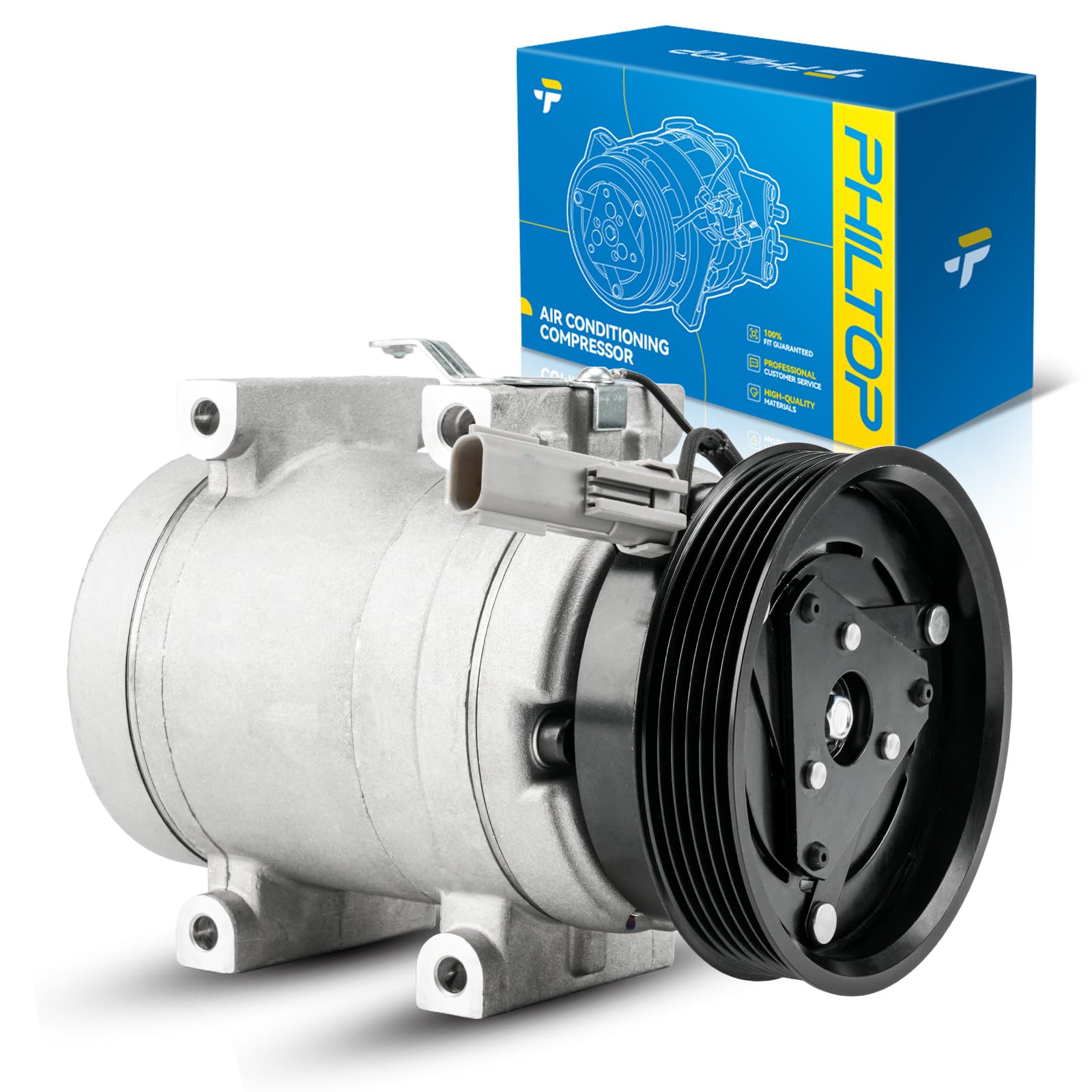 PHILTOP 4596550AC NEW AC Compressor for Sebring/Stratus 2004-2006 2.4/2.7L