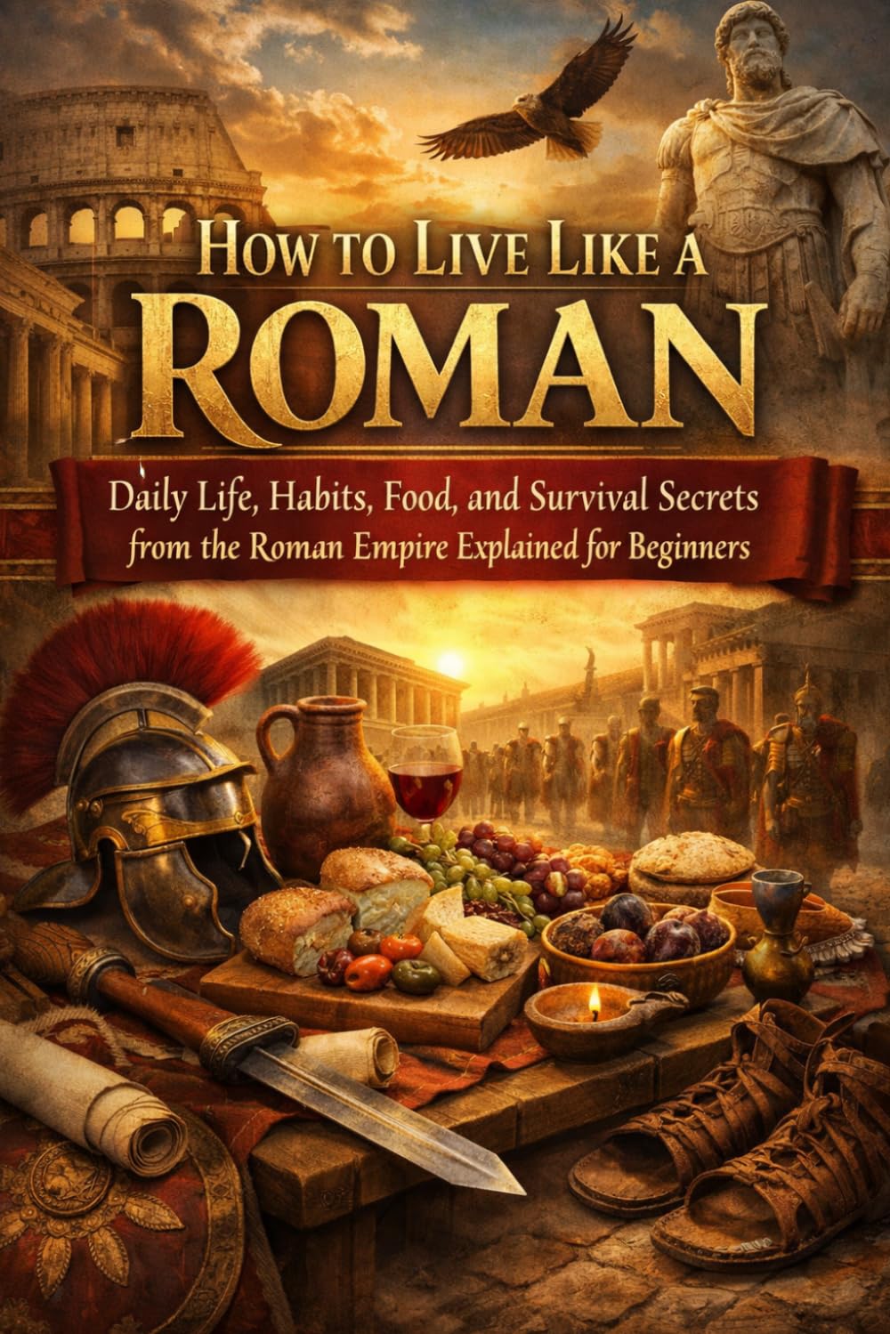 How to Live Like a Roman: Daily Life, Habits, Food, and Survival Secrets from the Roman Empire Explained for Beginners